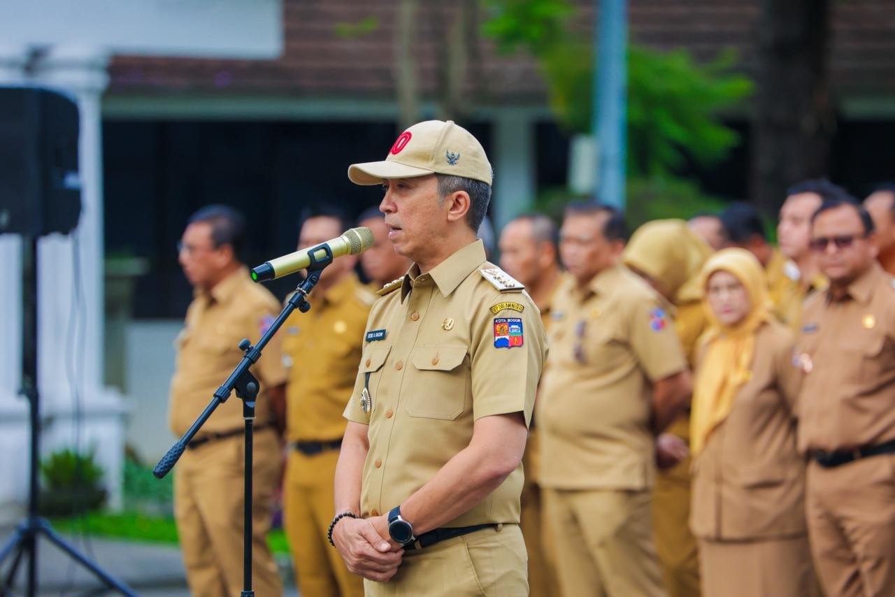 Apel Pagi dirangkaikan dengan Penyerahan Penghargaan ASN Berprestasi Tingkat Kota Bogor Tahun 2025