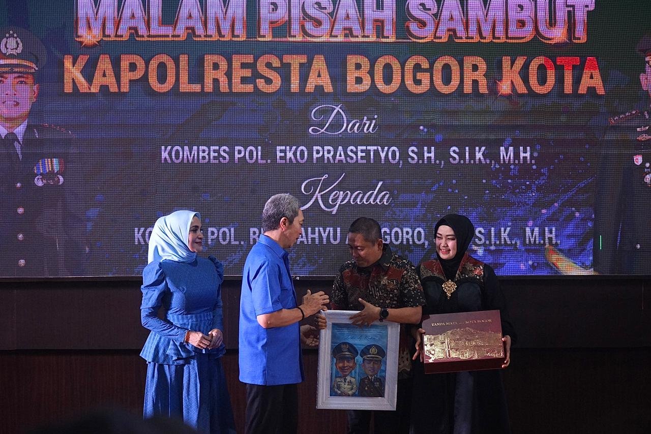 Menghadiri Pisah Sambut Kapolres Kota Bogor